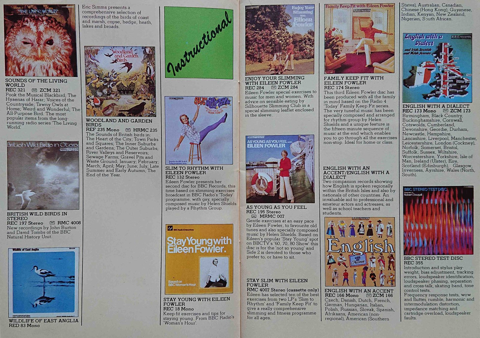 Other pages of catalogue BBC Records catalogue 1979 late
